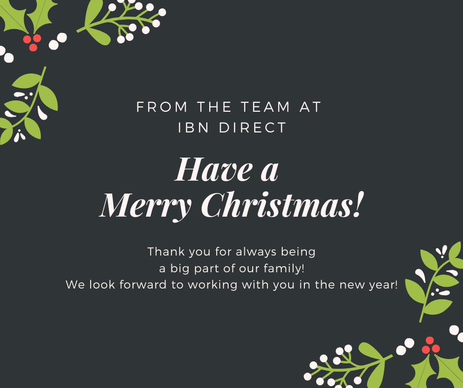 Merry Christmas from the Team at IBN Direct